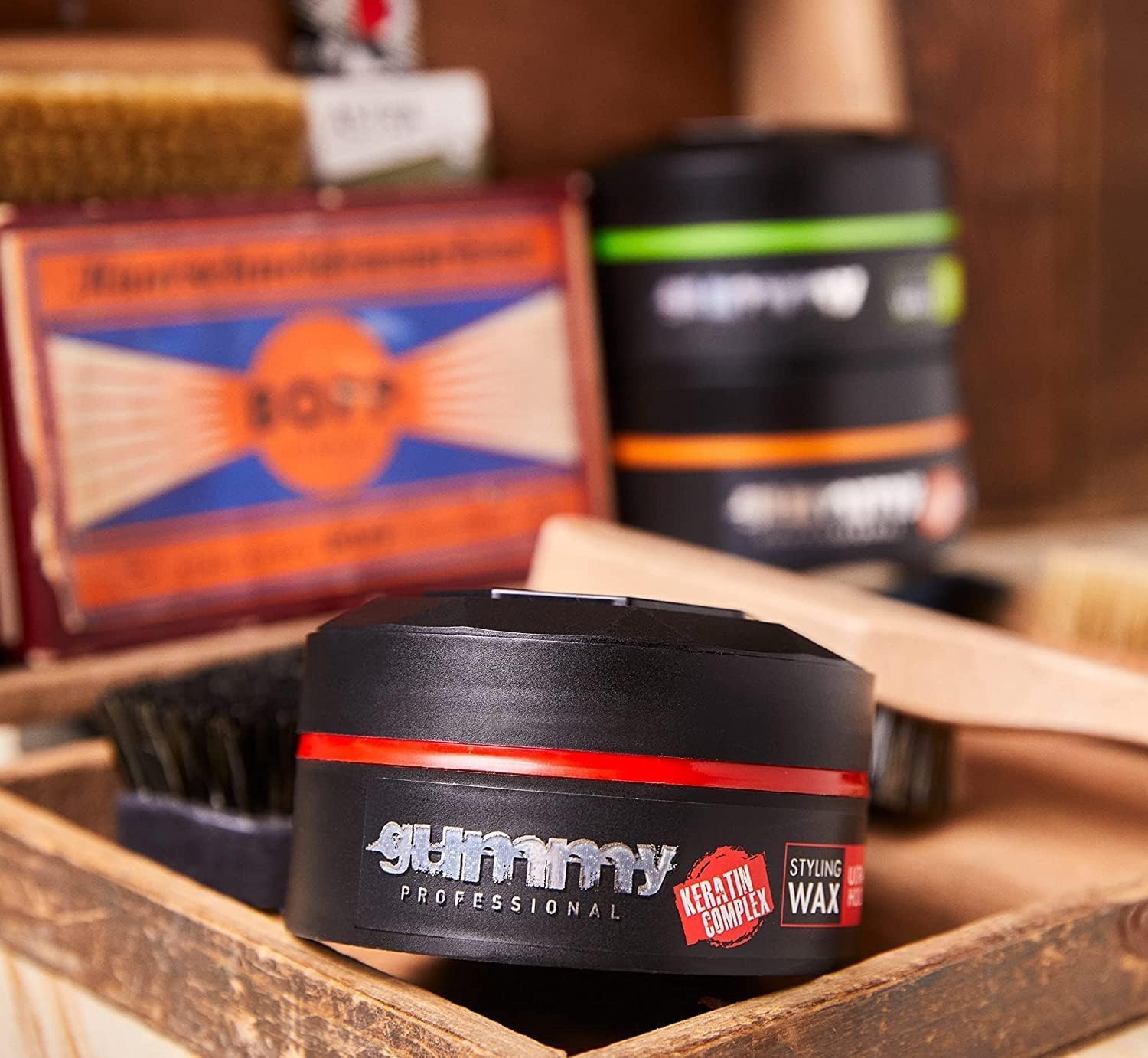 Gummy Hair Styling Wax Ultra Hold - Strong Hold Matte Finish Hair Wax