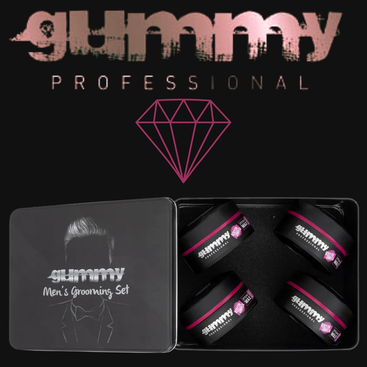 Gummy Extra Gloss Hair Styling Wax - High Shine Formula