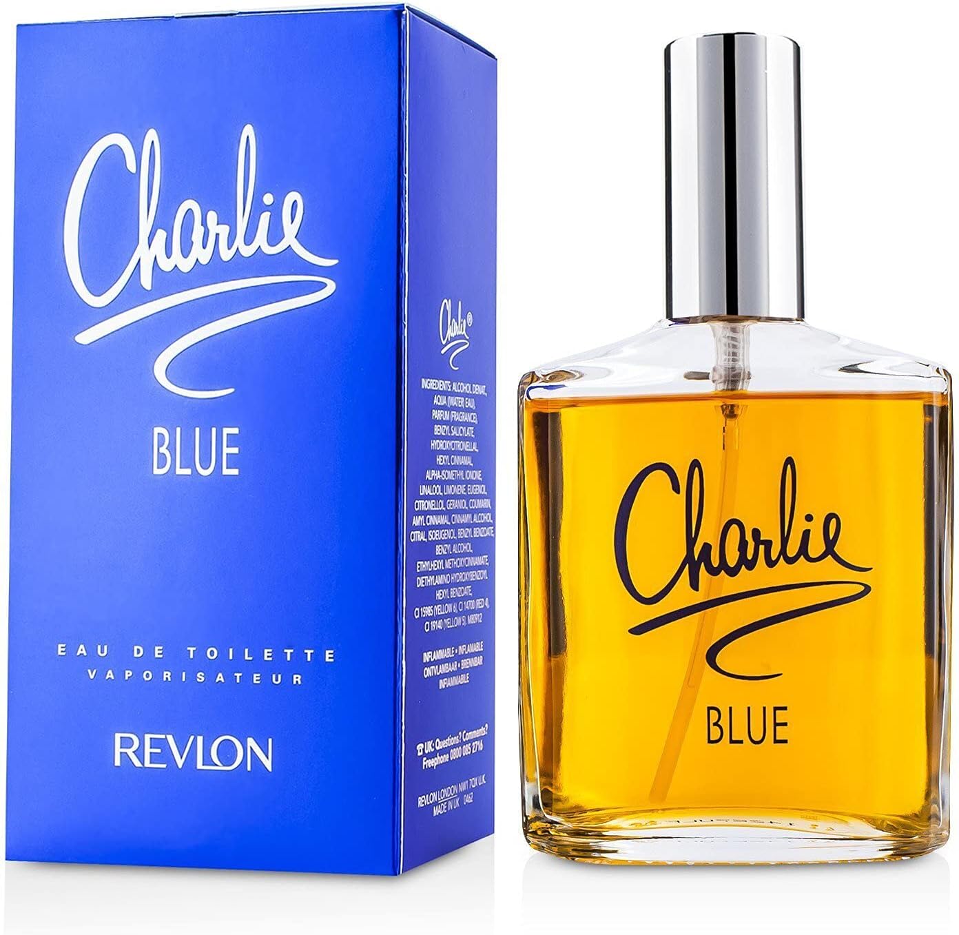 Revlon Charlie Blue Eau Fraiche W 100ml Boxed