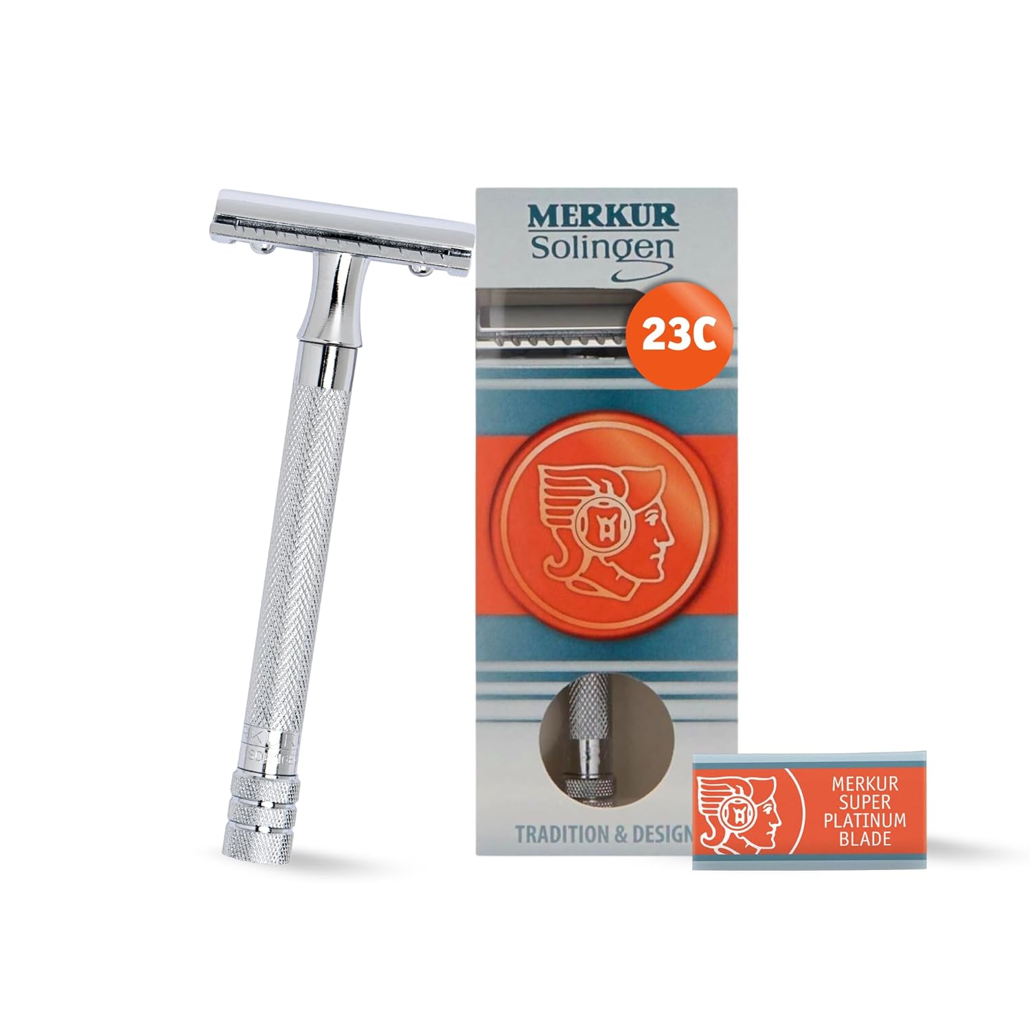 MERKUR 23C Double Edge Safety Razor - Polished Chrome