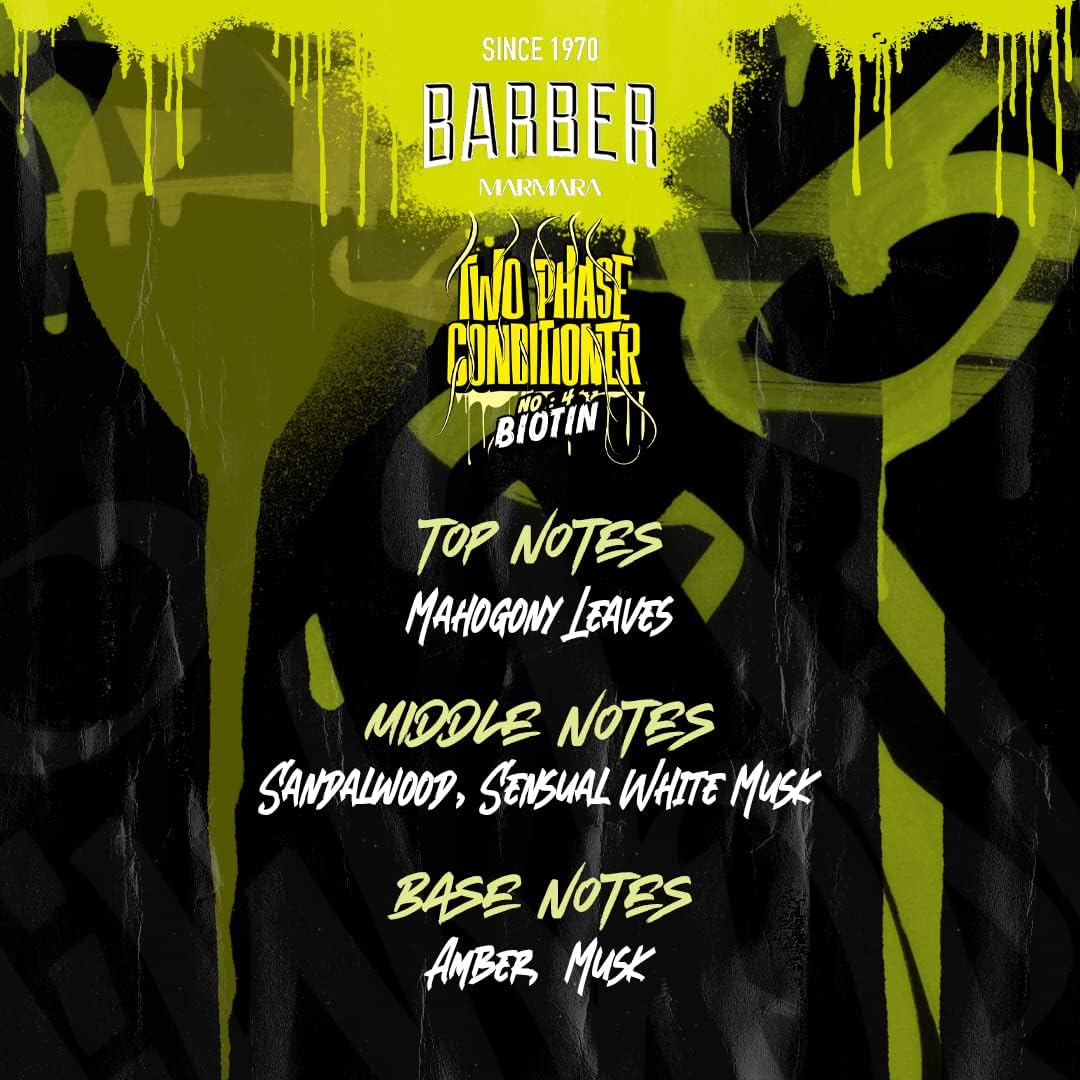 Marmara Barber Barber Acondicionador Dos Fases 500 Ml Biotina No.4