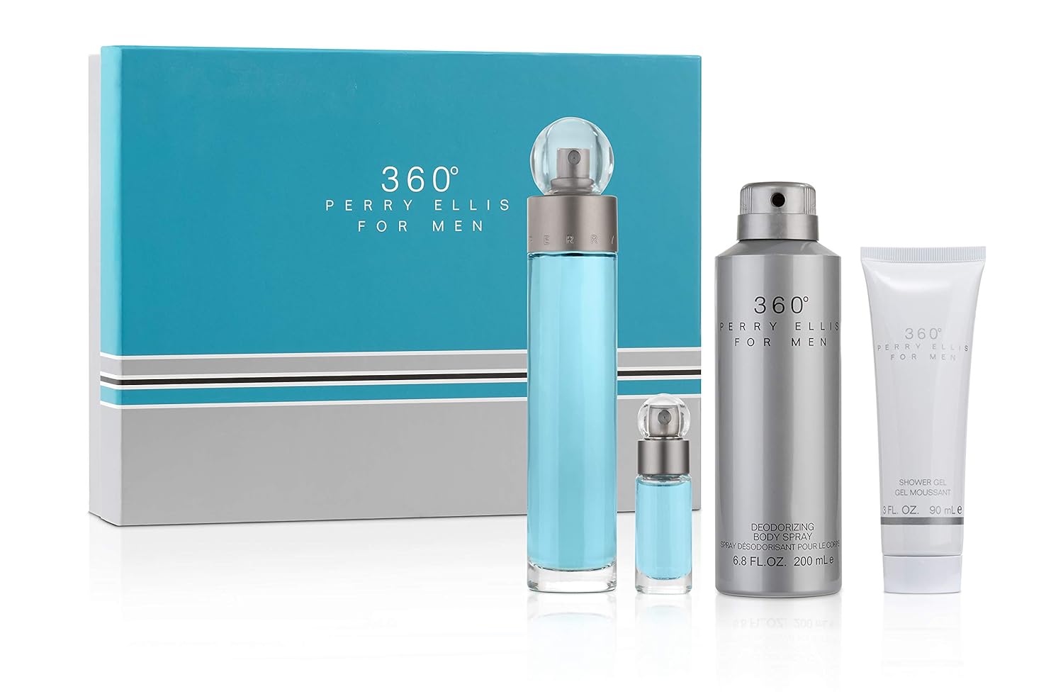 Perry Ellis 360 M 100ml 4pc Gift Set