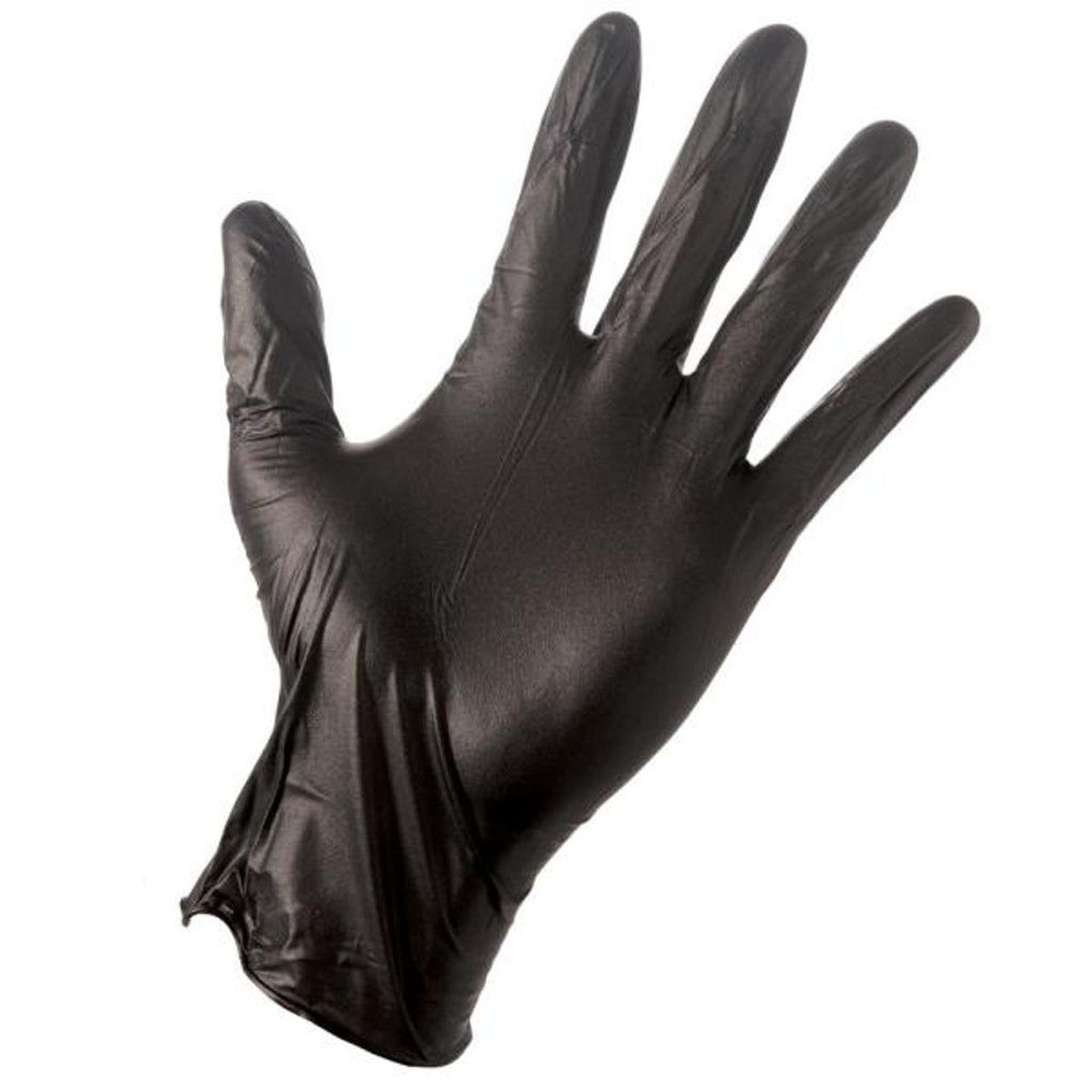 No Name Black Nitrile Glove Large 100Ct