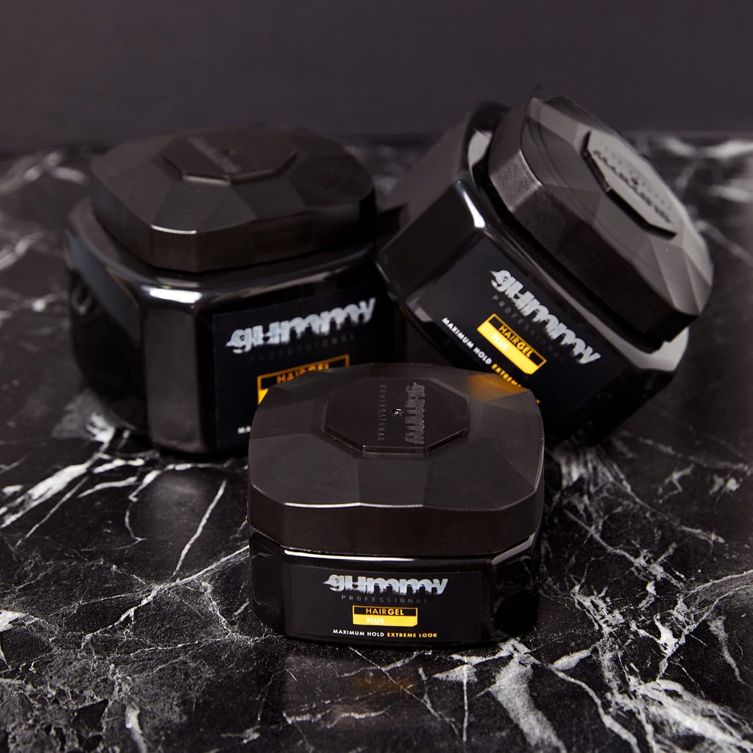 Gummy Hair Gel 500Ml Plus - Strong Hold Styling Gel