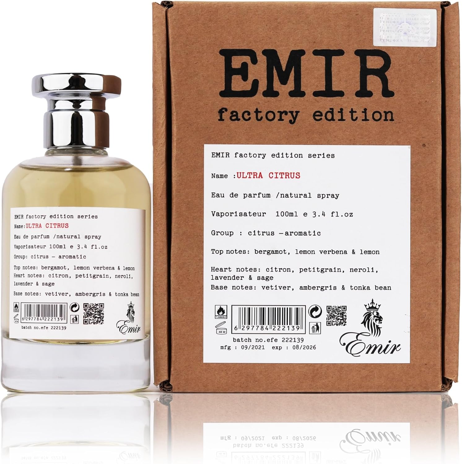 Paris Corner Emir Ultra Citrus EDP M 100ml Boxed