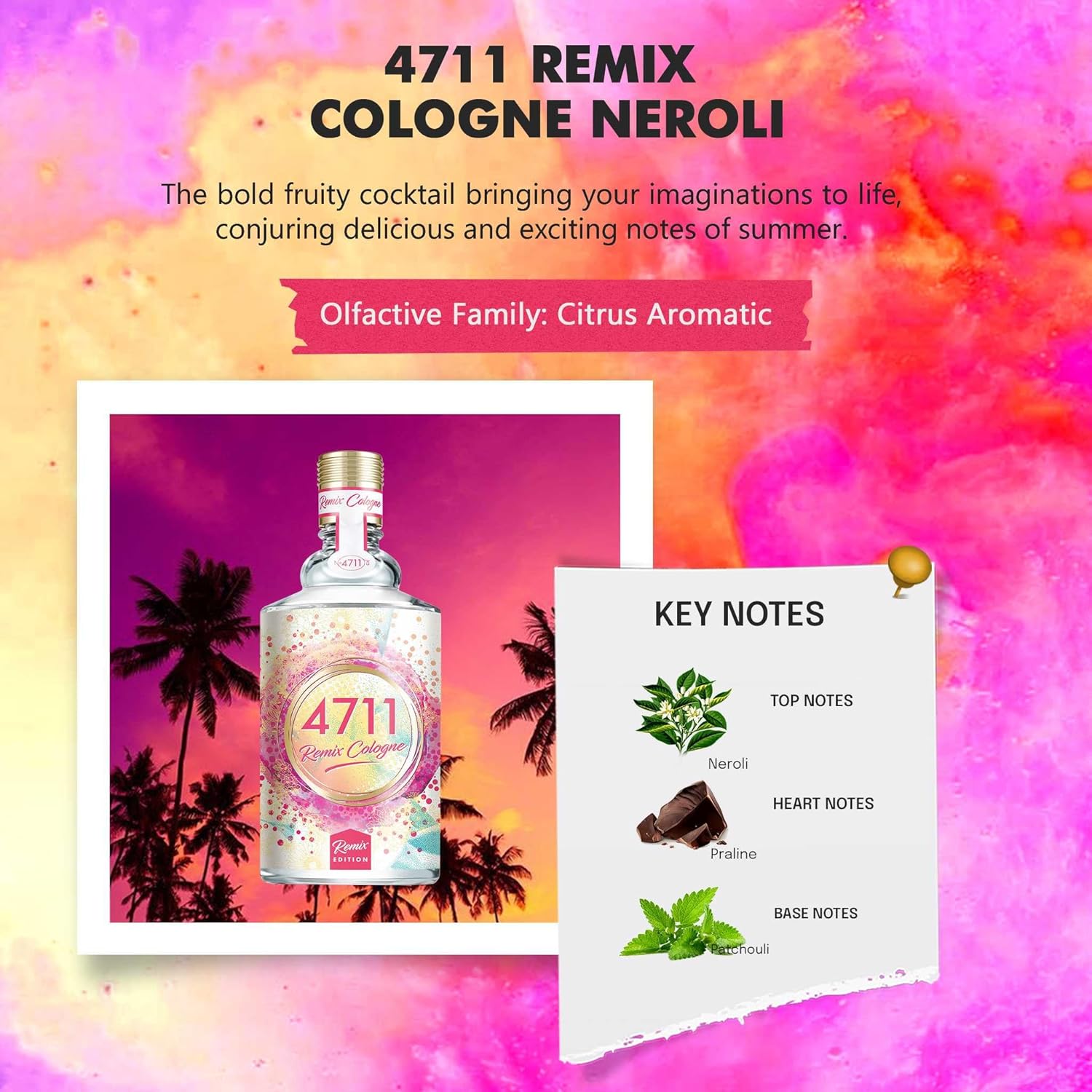 4711 Acqua Colonia Lychee and White Mint EDC M 170ml Boxed