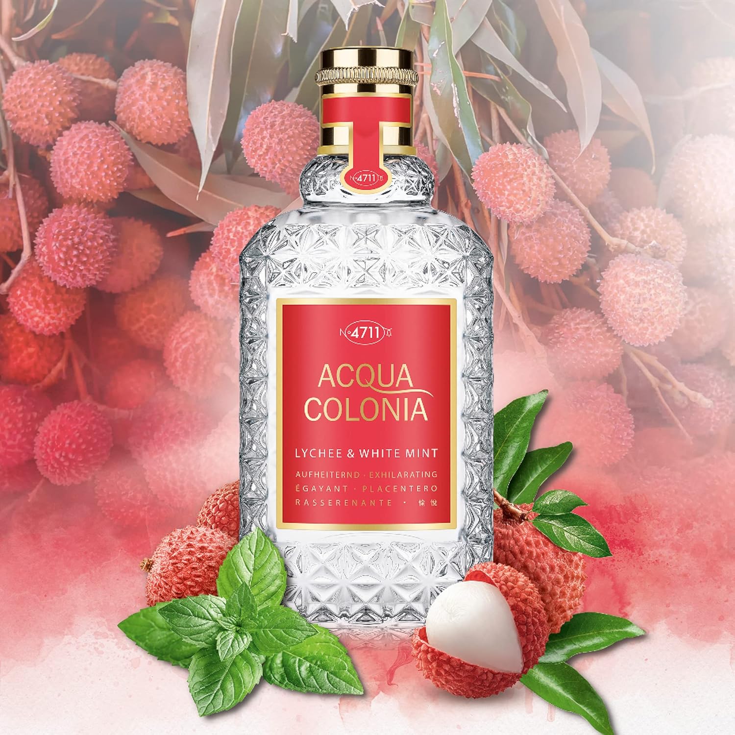 4711 Acqua Colonia Lychee and White Mint EDC M 170ml Boxed (Rare Selection)