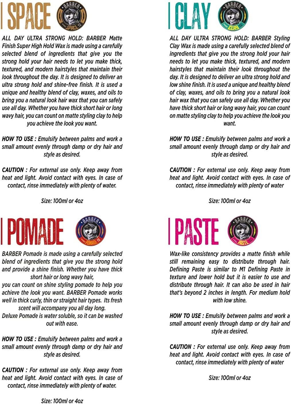 Marmara Barber Barber Spray colorant pour cheveux 150 ml Bleu cosmos