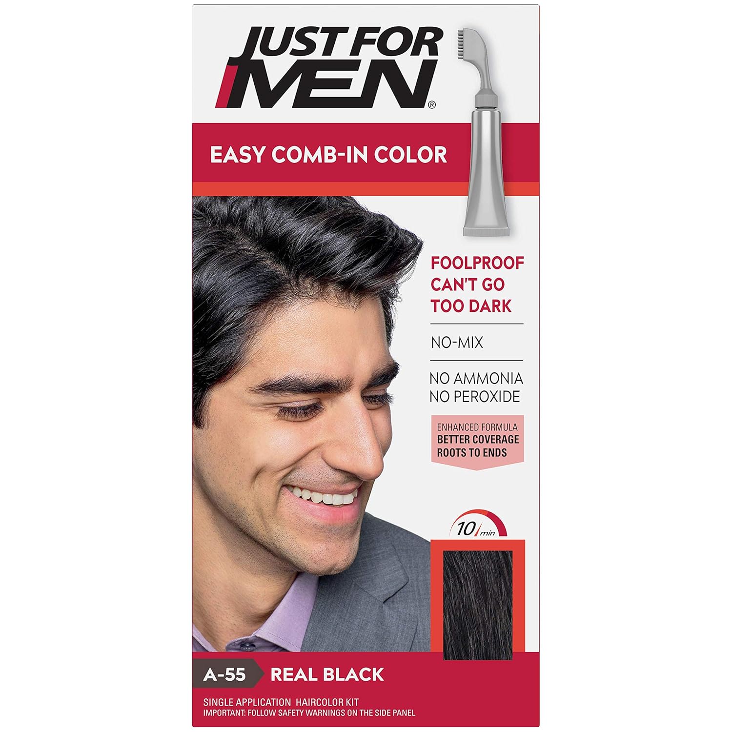 Just For Men Automatic Real Black Hair Dye With Promotional Offer