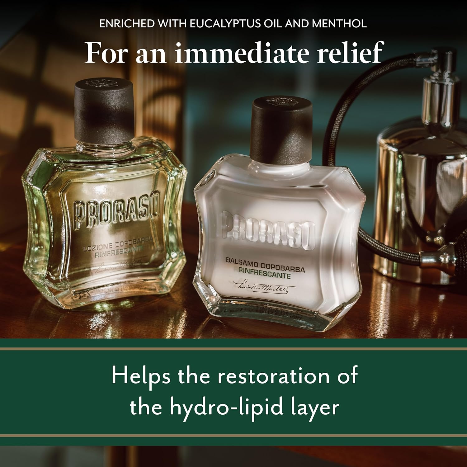 Proraso Baume Après-Rasage Vert 100Ml