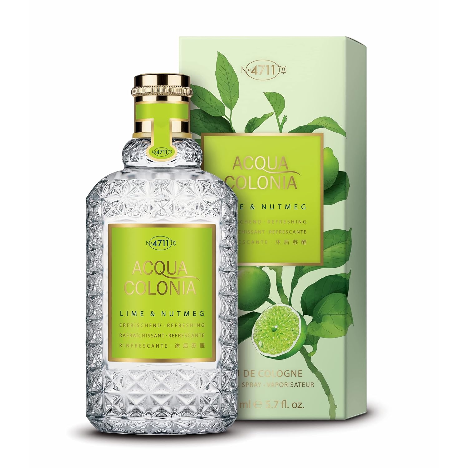 4711 Acqua Colonia Lime and Nutmeg EDC M 170ml Boxed