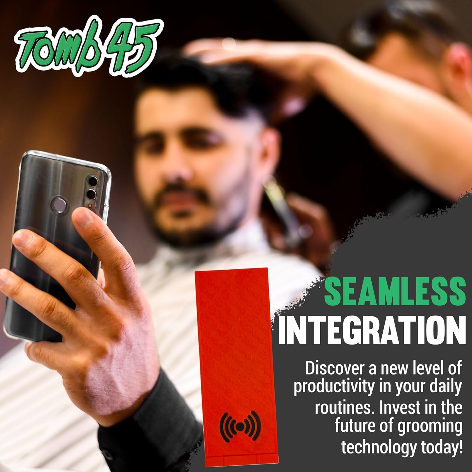 Tapis de chargement d'extension sans fil Tomb45 Orange