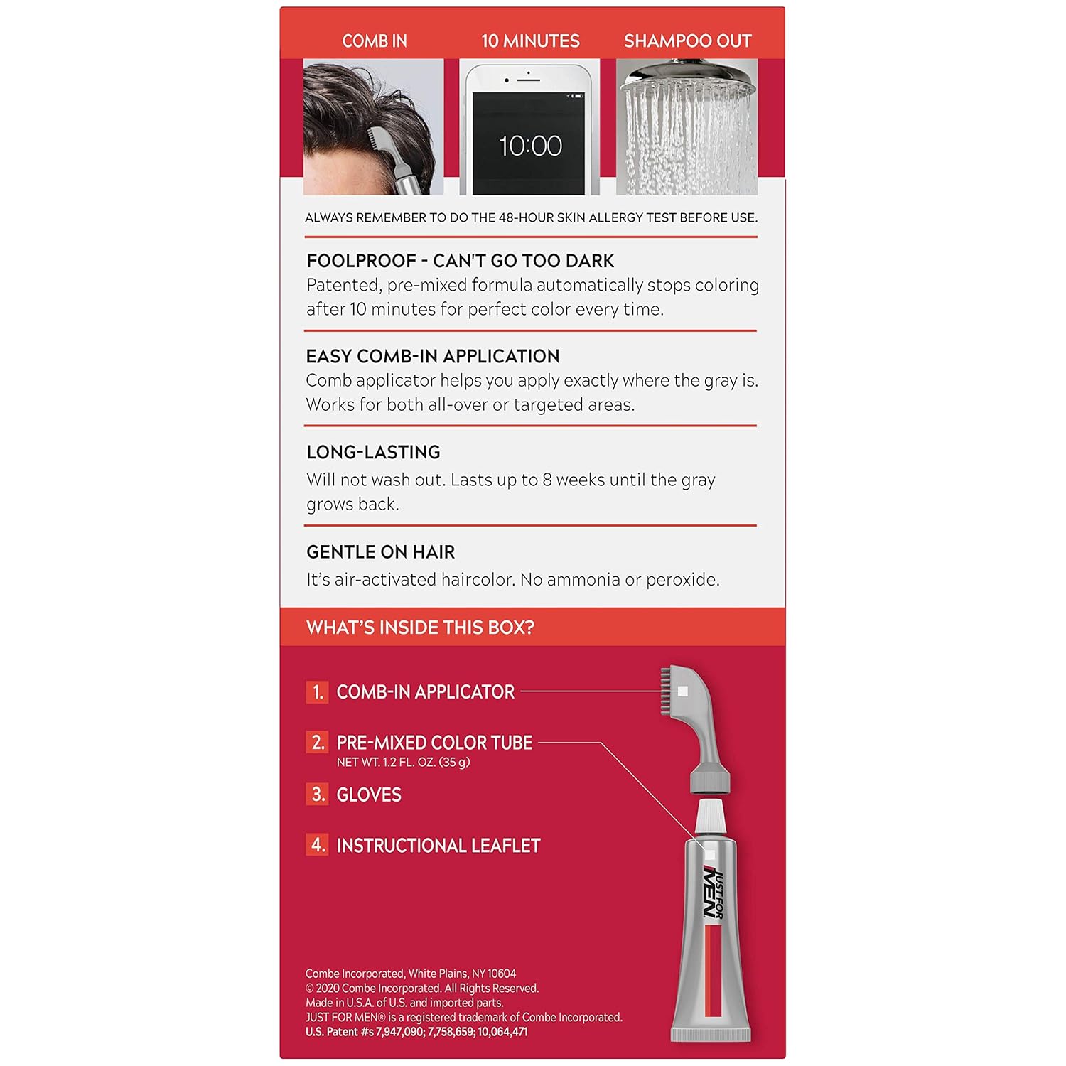 Just For Men Automatic Real Black Hair Dye With Promotional Offer