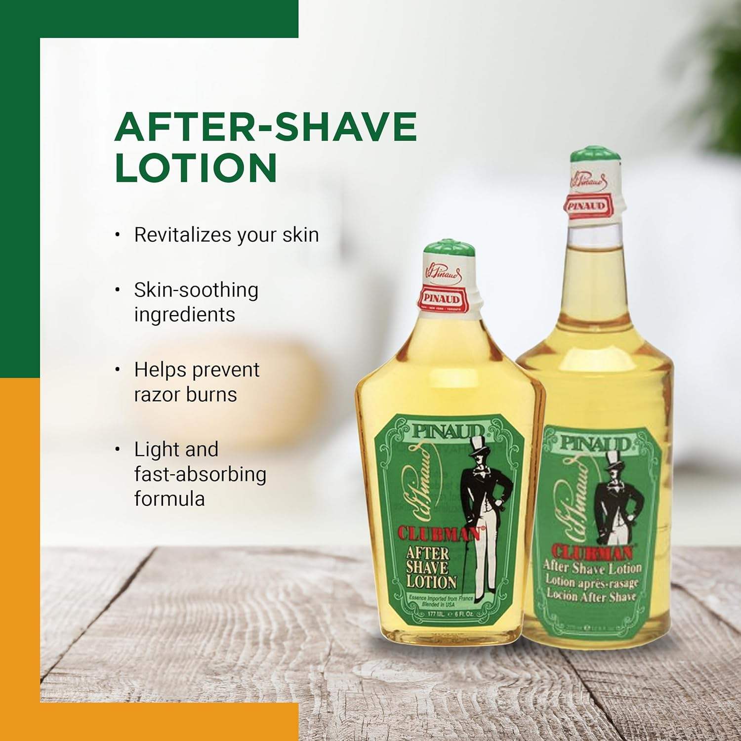 CLUBMAN After Shave Lotion, 6 oz