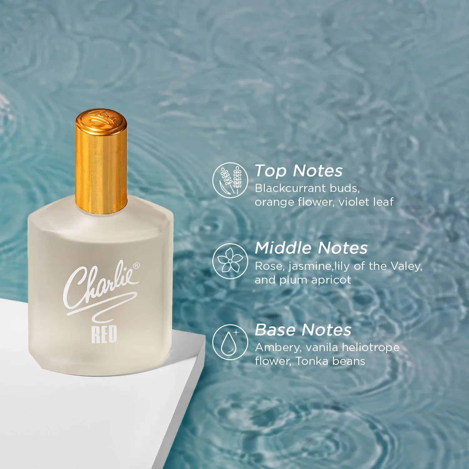 Revlon Charlie Red Eau Friache W 100ml Boxed