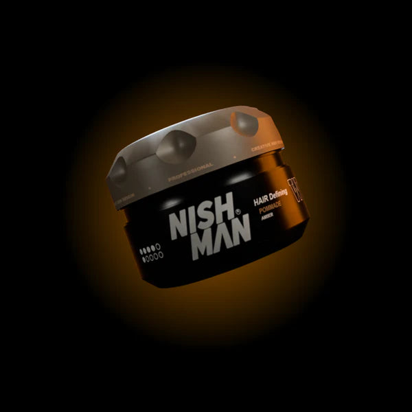 Nishman Hair Styling Wax W10 - Strong Hold Matte Finish Men'S Hair Wax