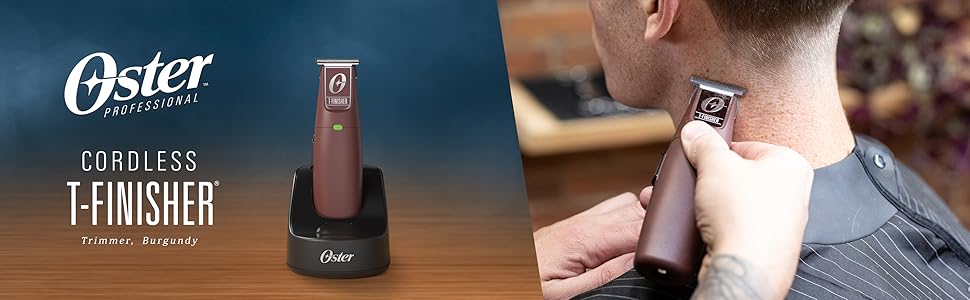 Oster Cordless T Finisher - Professional Trimmer For Precision Haircuts And Grooming