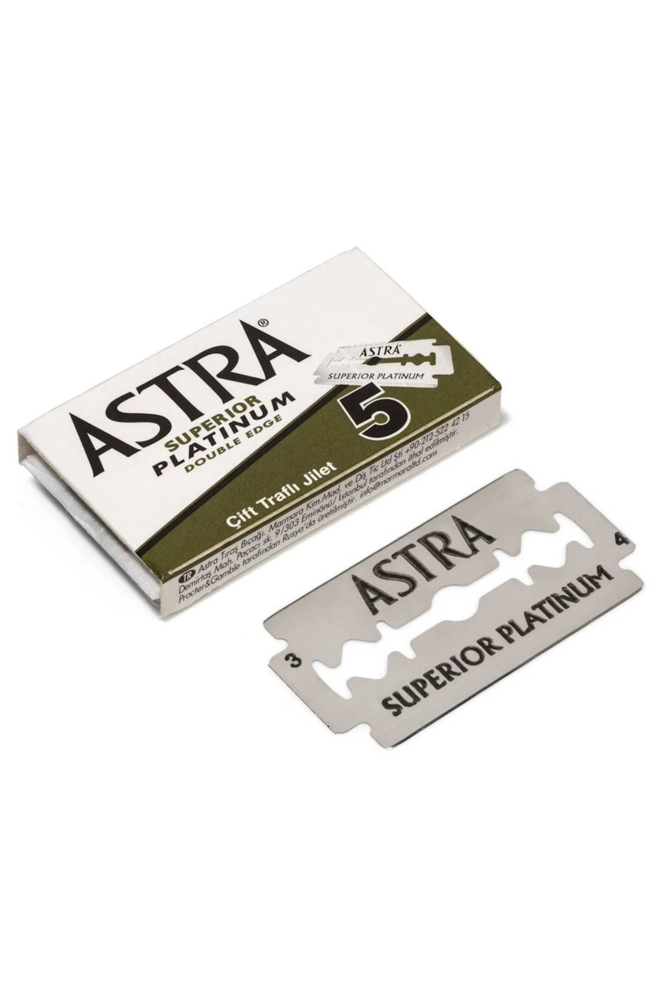 Hoja de doble filo Astra (verde)