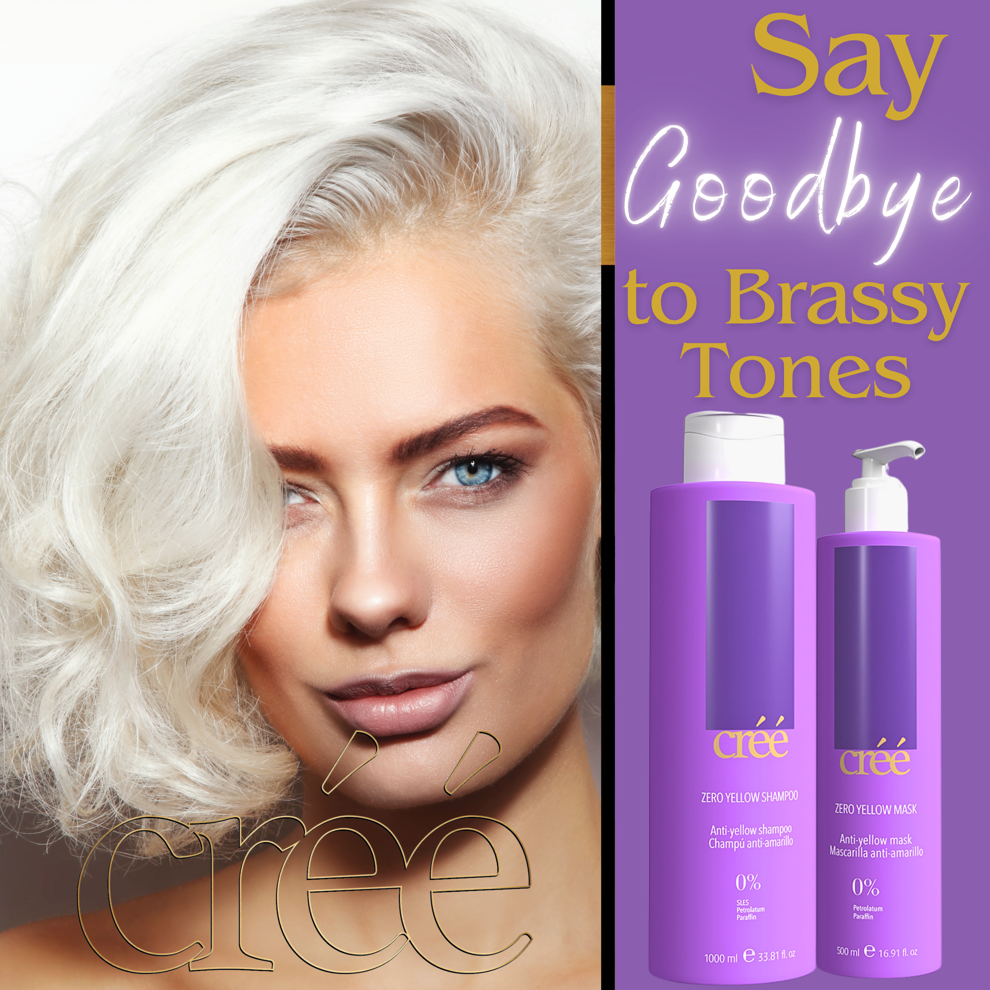 Cree Zero Yellow Shampoo 1000ml