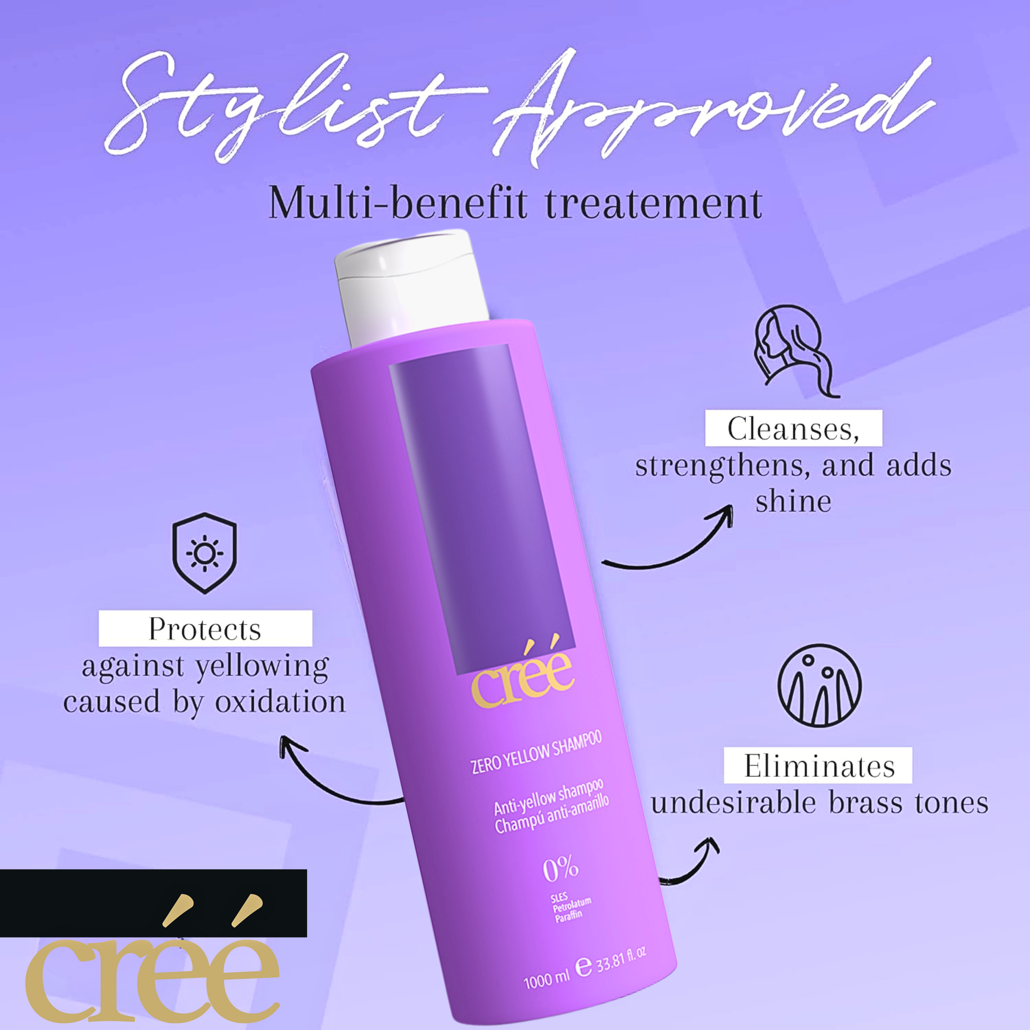 Cree Zero Yellow Shampoo 1000ml