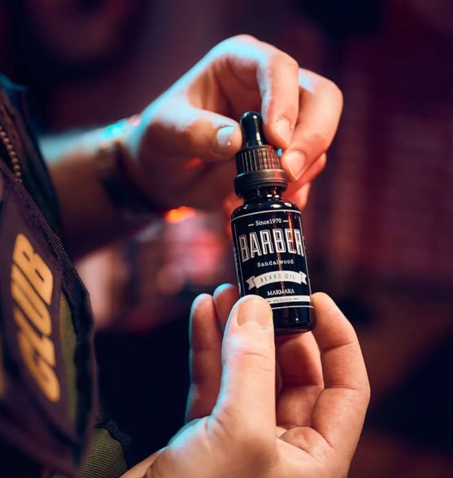 Marmara Barber Beard Oil 30Ml - Organic, All-Natural Formula For Healthy Beard Growth And Conditioning