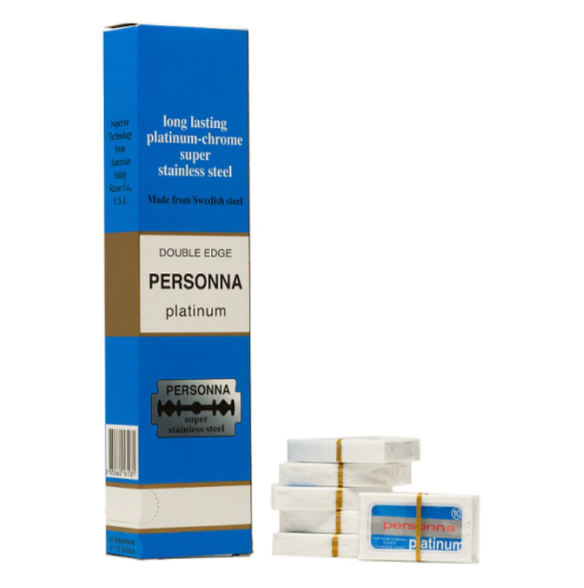 Personna Blue Double Edge Razor Blades 200Ct