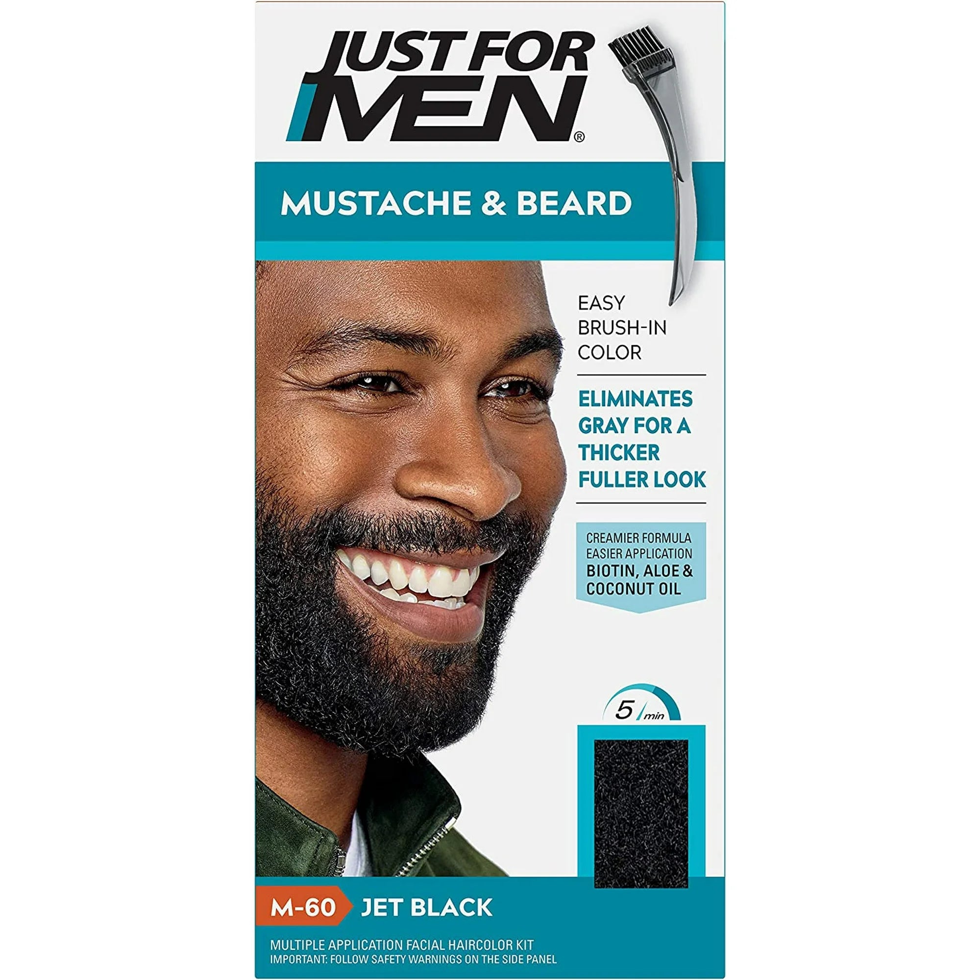 Just For Men Jet Black Mustache And Beard Dye