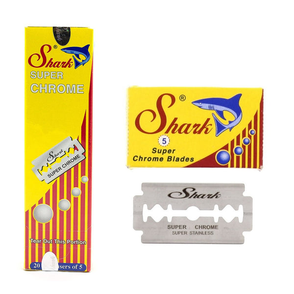 Shark Super Chrome Double Edge Blades 100Ct