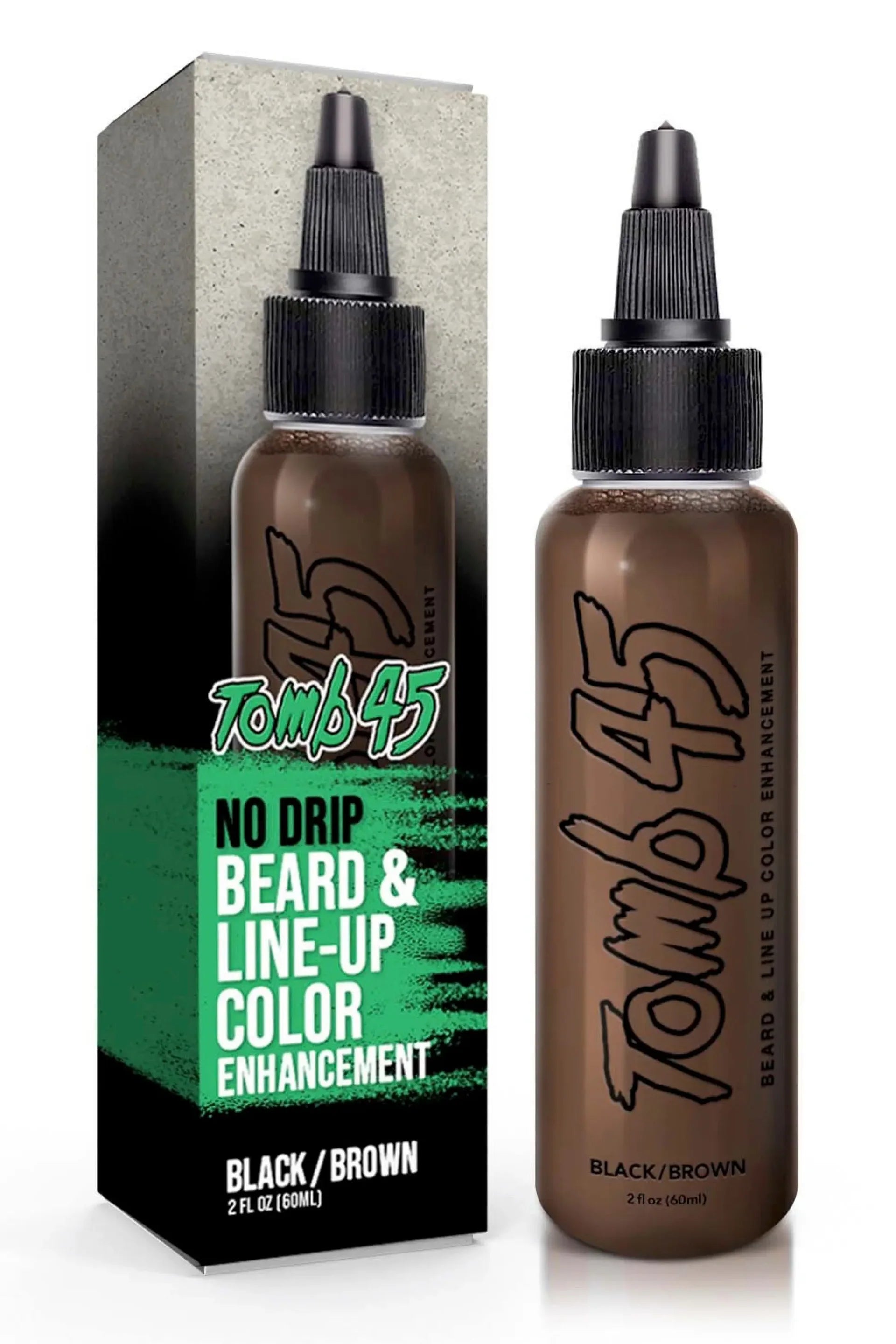 Tomb45 No Drip Color Brown/Black Hair Dye - Long-Lasting Formula For Vibrant Results