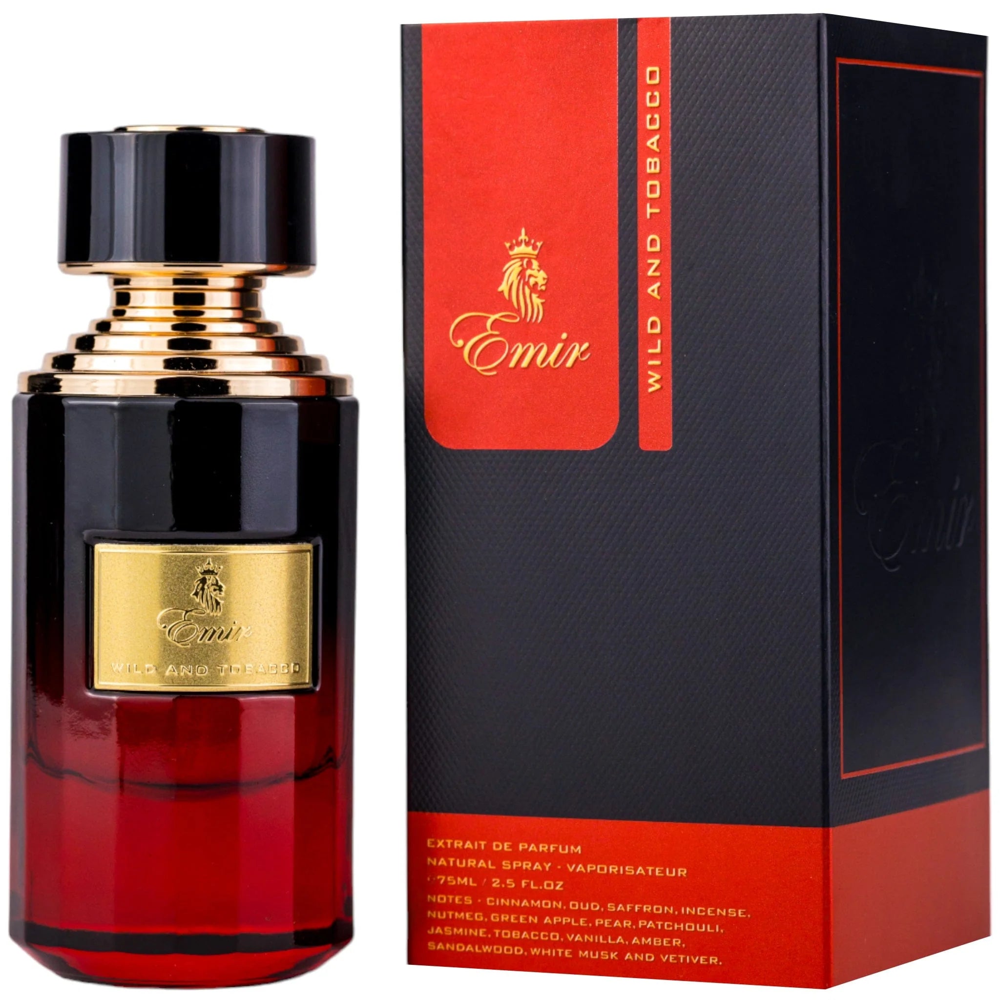 Paris Corner Wild and Tobacco Emir (Red Tobacco Twist) M 100ml Boxed