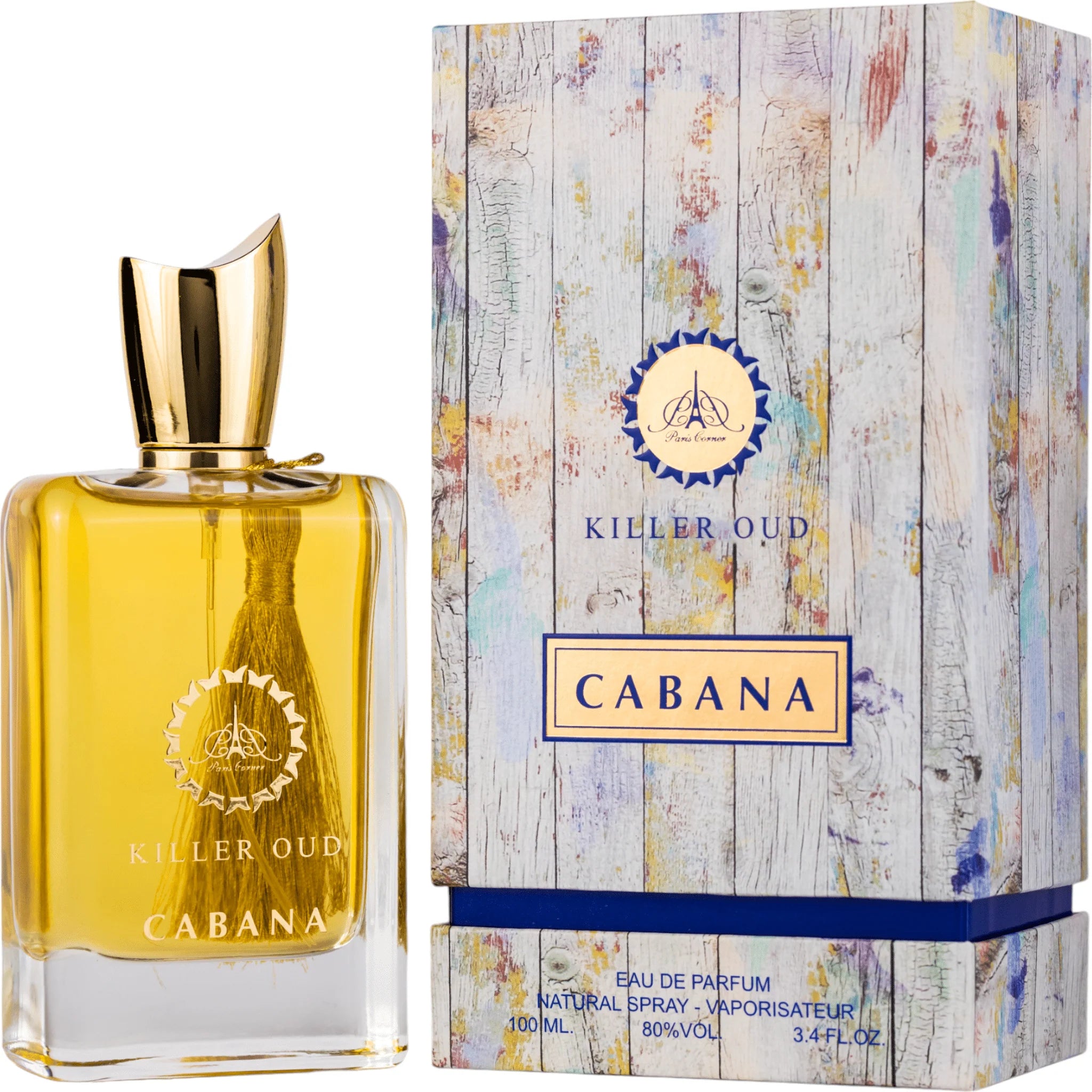 Paris Corner Killer Oud Cabana (Hut Twist) M 100ML EDP Boxed