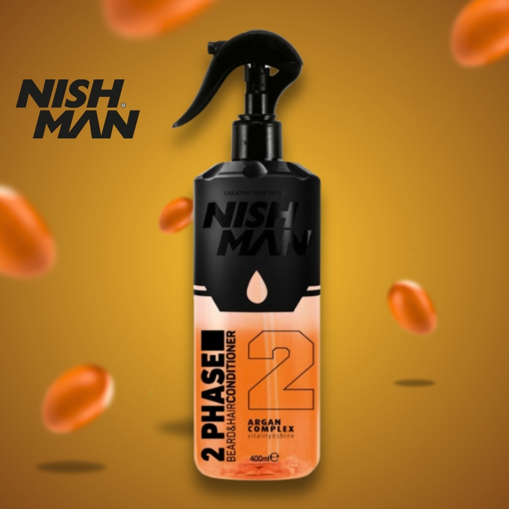 Nishman Argan Complex 2 Phase Conditioner 400Ml - Hydrating And Nourishing Hair Treatment