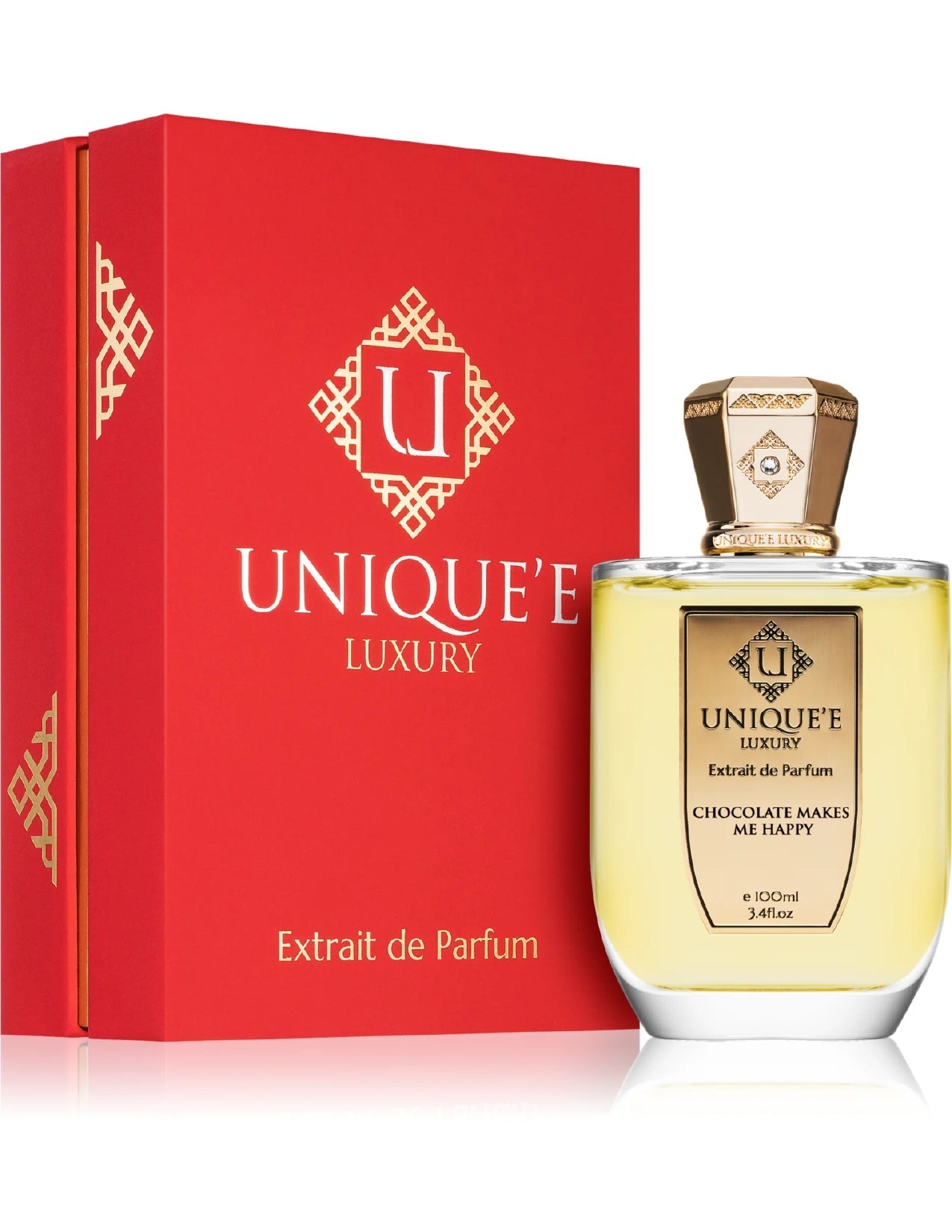 Unique'e Luxury Chocolate Makes Me Happy Extrait De Parfum M 100ml Boxed (Rare Selection)