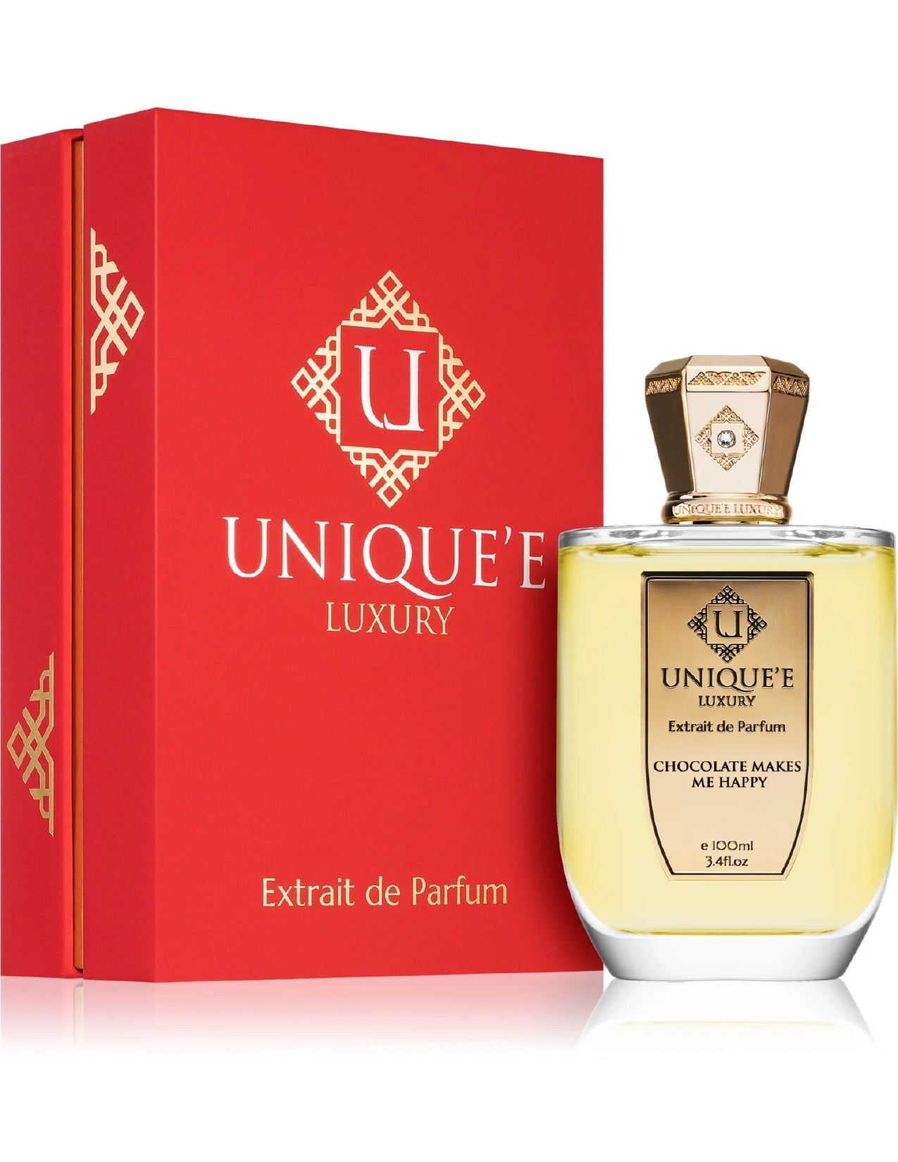 Unique'e Luxury Chocolate Makes Me Happy Extrait De Parfum M 100ml Boxed (Rare Selection)