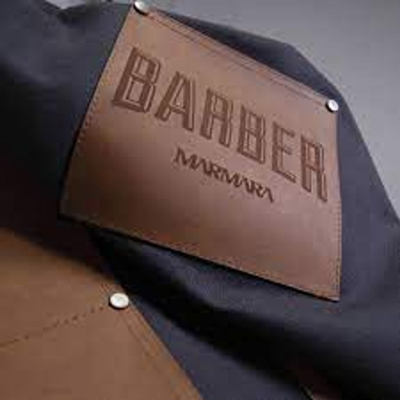 Tablier de barbier Marmara-bleu