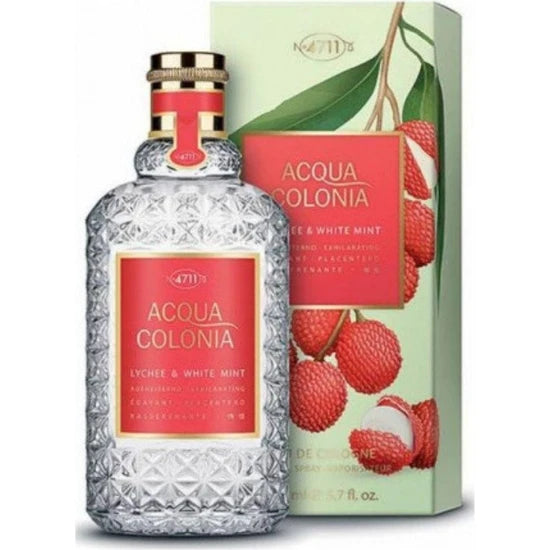 4711 Acqua Colonia Lychee and White Mint EDC M 170ml Boxed (Rare Selection)