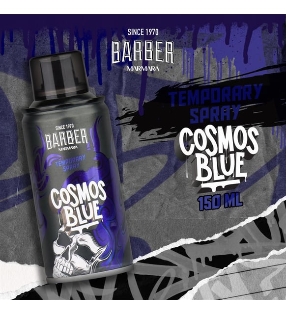 Marmara Barber Barber Spray colorant pour cheveux 150 ml Bleu cosmos