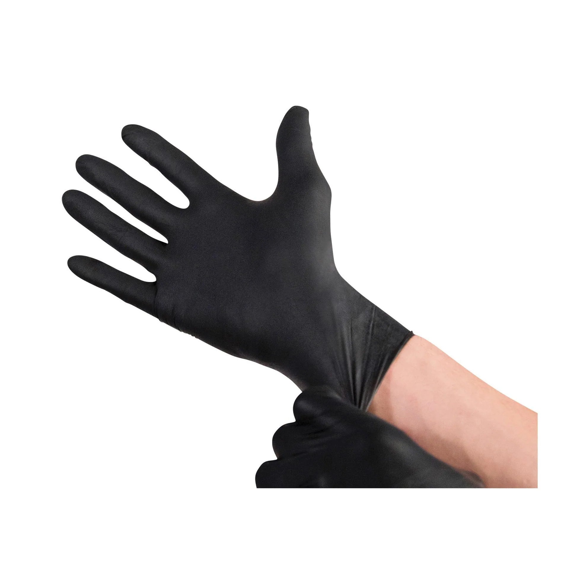 Sanek Black Nitrile Gloves