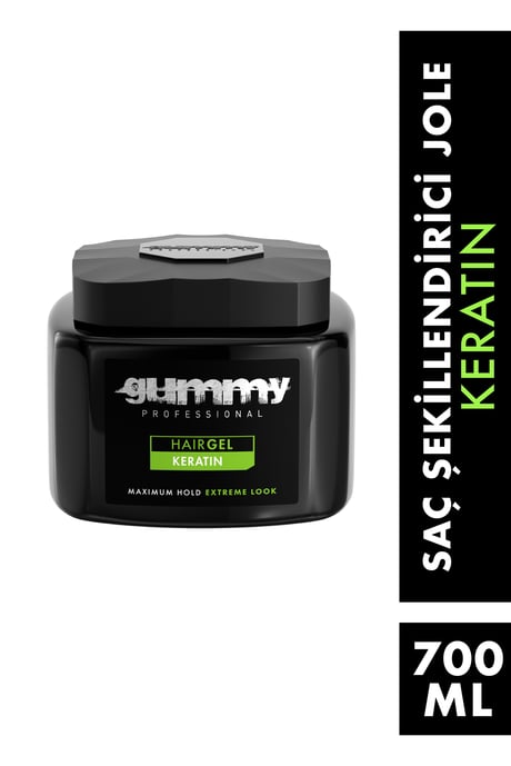 Gummy Hair Gel Maximum Hold & Extreme Look Keratin 700 ml
