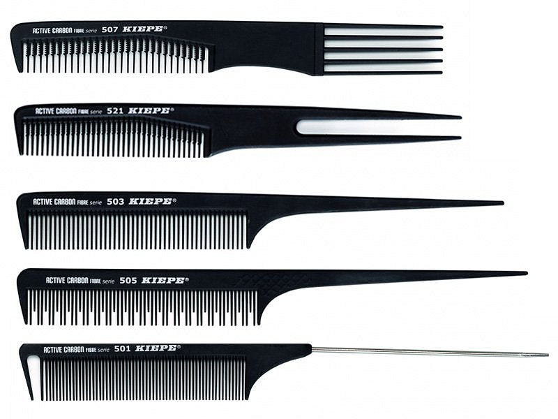 Kiepe Professional Activated Carbon Fibre Professional Hair Comb 222X48