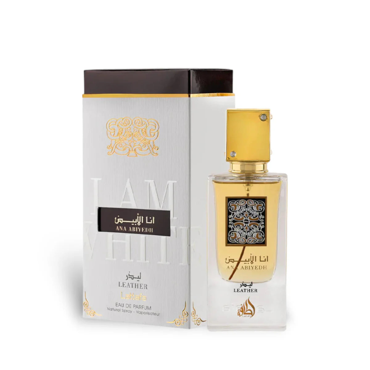 Lattafa I am White Leather M EDP 60ml Boxed