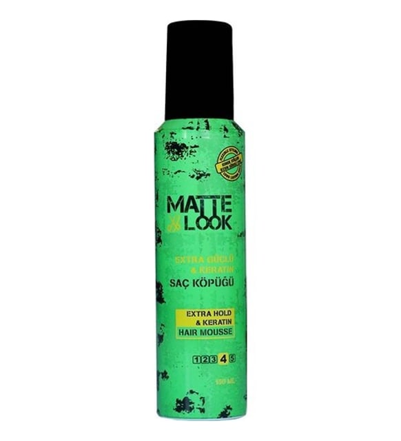 Mousse para el cabello con apariencia mate, fijación extra, 150 ml