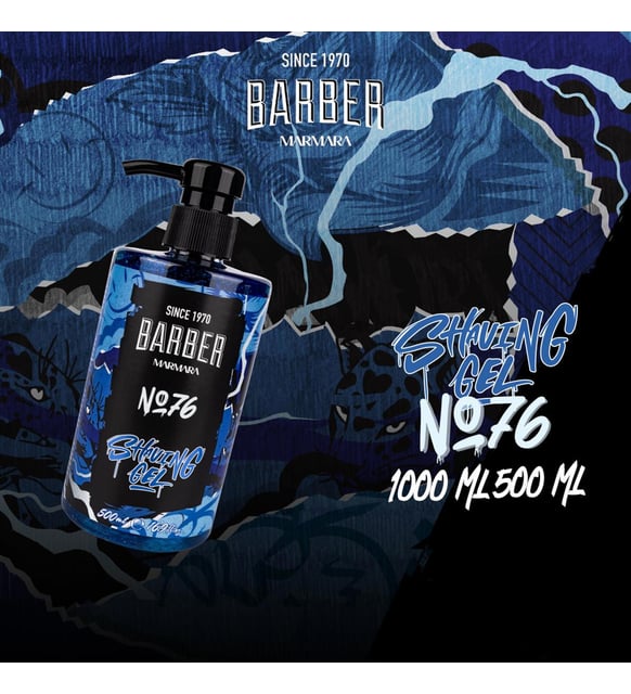 Marmara Barber Barber Gel à raser 1000 Ml n ° 76