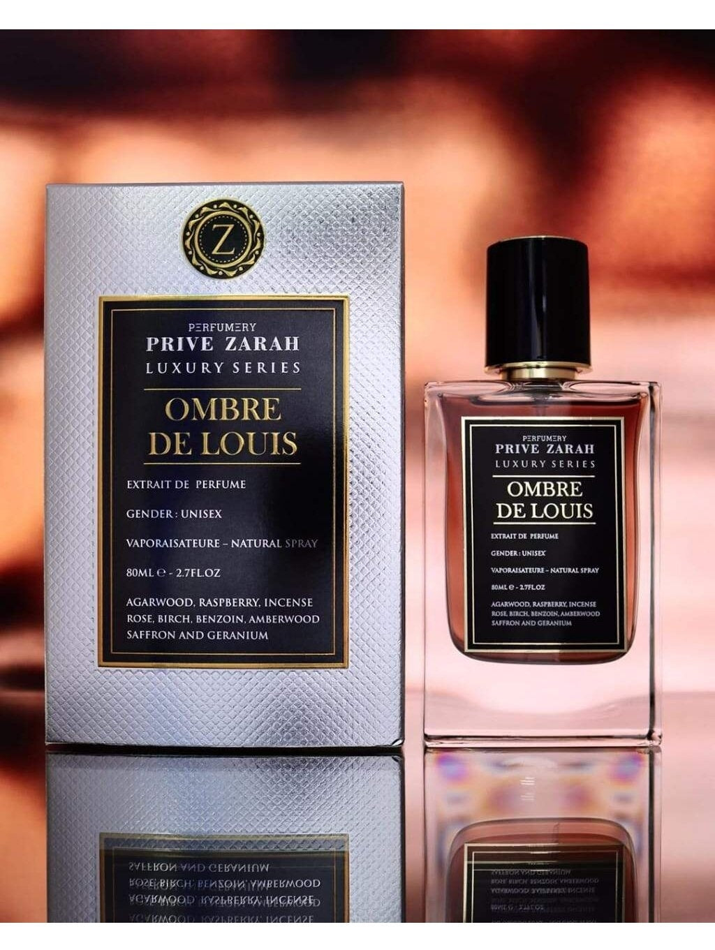 Ombre De Louis Prive Zarah 80ml Boxed