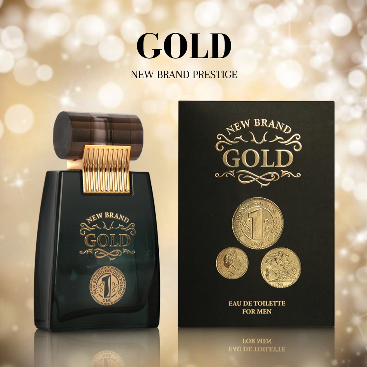 New Brand Gold M 100ml Boxed