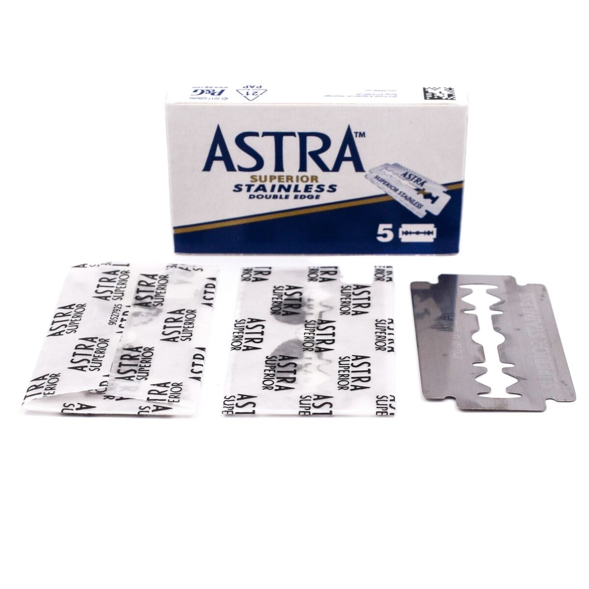 Hoja de doble filo Astra (azul)