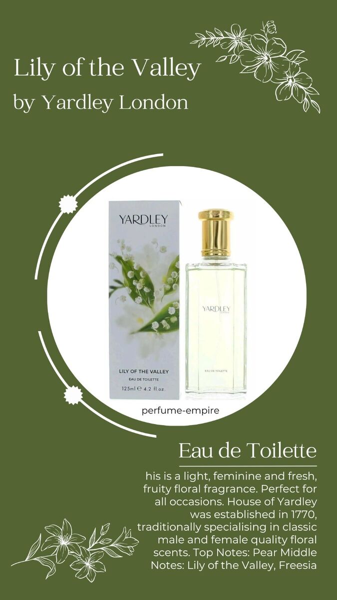Lily of the Valley by Yardley EDT W 125ml (Rare Selection) (Tester)