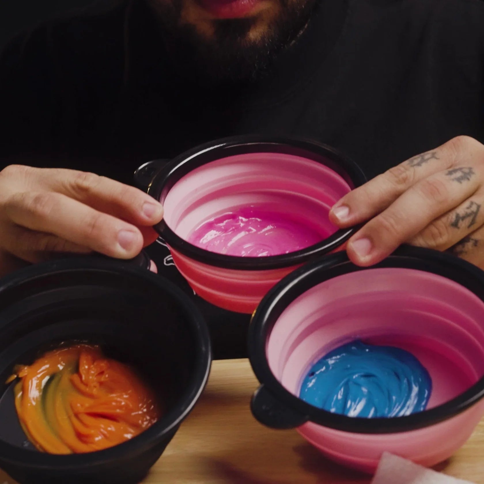 LV3 COLLAPSIBLE TINT BOWL PINK