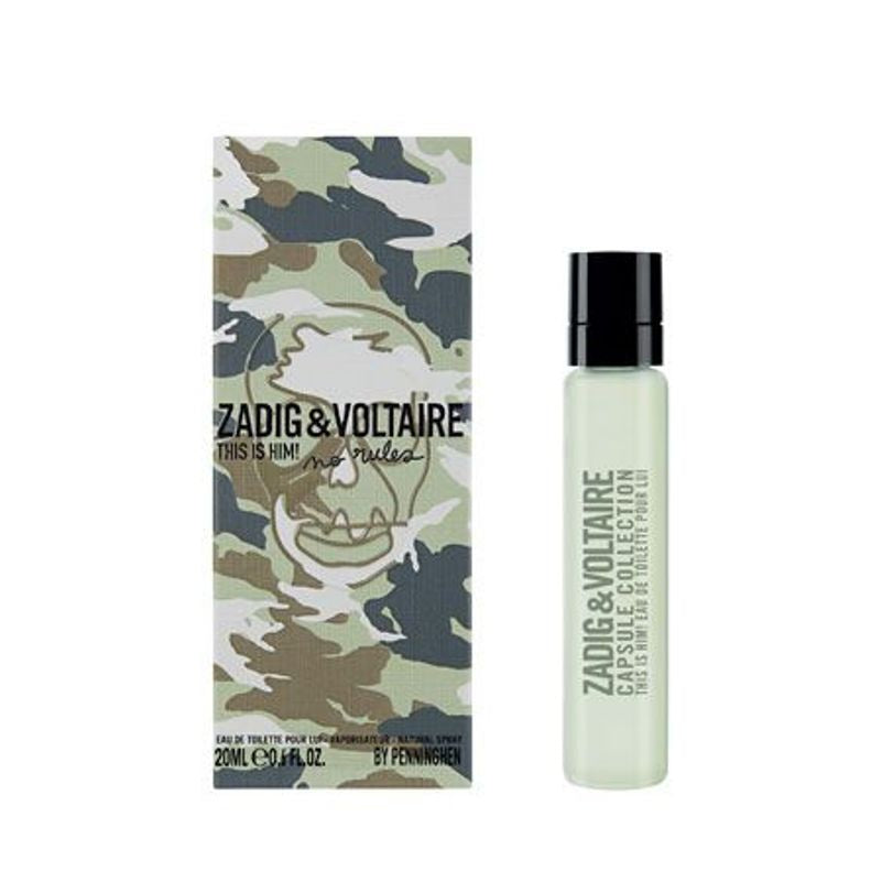 Zadig & Voltaire This Is Him No Rules EDT M 20ml Boxed (Rare Selection)