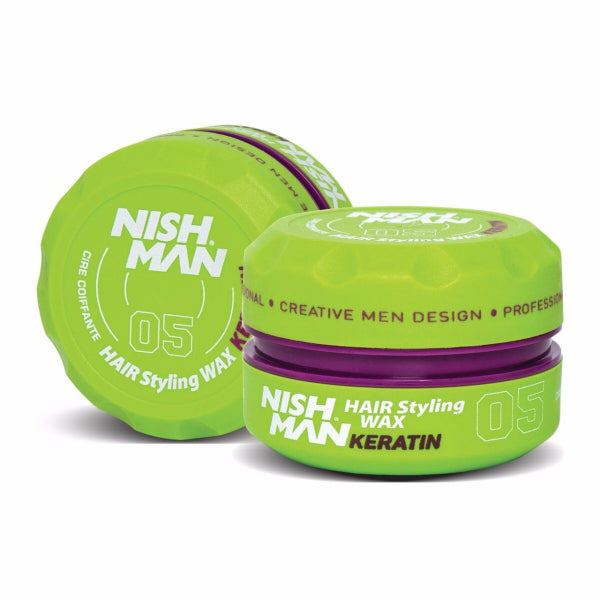 Nishman Hair Styling Wax 150Ml Keratin 05